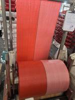 Sacs tissés en polypropylène rouge et rose de 100 kg pour maïs et riz