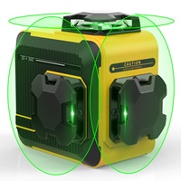 Niveau laser numérique Huepar M03CG Mini, 12 lignes, niveau laser 3D, machine de nivellement, croix verticale, auto-nivellement
