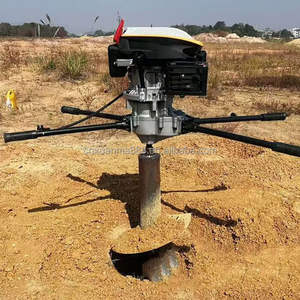 4-takt Paalgat <span class=keywords><strong>Digger</strong></span> <span class=keywords><strong>196cc</strong></span> 224cc Gas Aangedreven Aarde Auge Twee Man Aarde Vijzel Zware Duty Motor Plant Boom - Product Image 5