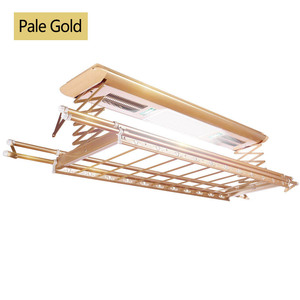 Airer plegable con calefacción extensible eléctrica inteligente, iluminación LED, desinfección, Material de aluminio, ropa multifuncional, caballo plegable - Product Image 3