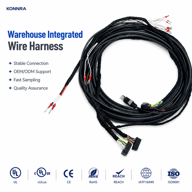 Warehouse Robot Nylon Copper Core Anti Interference Wire Harness Cable Assembly for AGV Lifting Computer Home Appliance