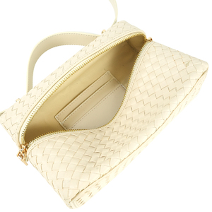 Bolso Bandolera Cuadrado de Mujer con Textura Tejida, Cierre de Cremallera y Forro de Poliéster, Venta Caliente de Fábrica - Product Image 6