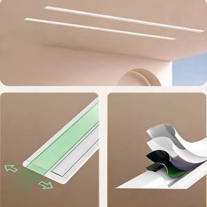 Balcony <b>ceiling</b> <b>remote</b> <b>control</b> lifting LED <b>lighting</b> minimalist ultra-thin invisible electric drying rack - Product Image 6