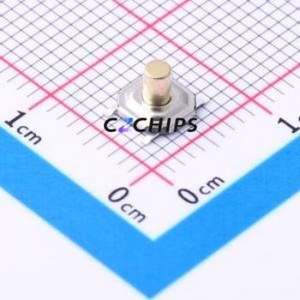 TD-1152SR-4.0H-160 Tactile Switch SMD-4P,5.2x5.2mm Switch Single Pole Single Throw Round Button 1.6N Vertical Mount - Product Image 1