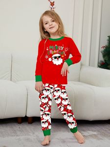 Conjunto de Pijamas Navideños de Manga Larga para Padres e Hijos para Invierno con Estampado de Papá <span class=keywords><strong>Noel</strong></span> de Dibujos Animados - Product Image 4