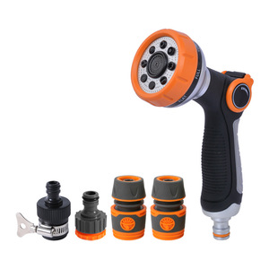 Pistolet à eau Huabangshi Garden, 8 fonctions, commande au pouce, pour lavage de voiture, arrosage des plantes, nettoyage des sols - Product Image 2