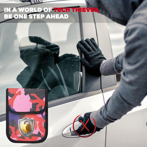 Pochette Faraday pour clés de voiture, sac Faraday, porte-clés anti-RFID, protection contre les signaux, anti-vol, étui pour clés - Product Image 5