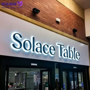 Insegna Artistica a LED con Bordo Luminoso, Lettere 3D in Acrilico Nero con Font Scritto a Mano e Icona Floreale, Insegna Personalizzata per Facciate di Caffè, Boutique e Negozi - Product Image 2