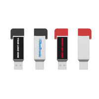 Nueva Memoria USB OTG, Directamente de Fábrica, Memoria Flash UTC246, Tipo-C Metálico con LED y Logotipo, Pendrive para Teléfono