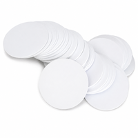 Autocollant NFC rond en PVC de 25 mm, NFC213 215 216 RFID, jeton NFC, carte RFID pour le partage d'URL sur les réseaux sociaux
