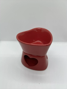 Ensemble de bols à <span class=keywords><strong>fondue</strong></span> en céramique en forme de cœur pour Noël, écologiques, compatibles lave-vaisselle, élégants, pour chocolat/<span class=keywords><strong>fromage</strong></span>, avec fourchettes à tremper en grès - Product Image 4