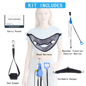 Dispositivo de Tracción Cervical LKB001, Color Azul Rey, Suspensión Cervical Manual para Uso Doméstico, Tensor con Certificación CE - Product Image 2