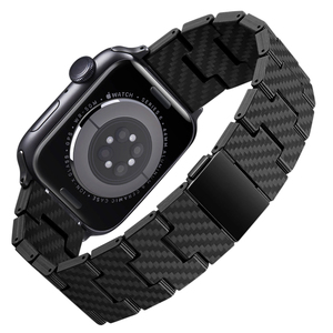 Correa de reloj deportivo de fibra de carbono ligera para <span class=keywords><strong>Apple</strong></span> <span class=keywords><strong>Watch</strong></span> <span class=keywords><strong>42mm</strong></span> 41mm 40mm <span class=keywords><strong>Serie</strong></span> <span class=keywords><strong>3</strong></span> 4 5 6 SE 7 correa de pulsera de eslabones - Product Image 1