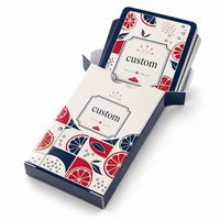 Cartes à Jouer Promotionnelles Personnalisées Style Américain – Jeu Interactif de Dégustation de Boissons Non Alcoolisées – Jeu de Cartes pour Événements et Cadeaux Promotionnels