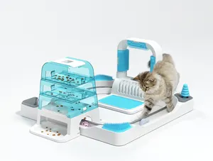 New Arrivals Products Cat Self Groomer Toy Durable Grooming Playground Set Clean Hair Remove Cat Self Groomer