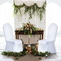 Hot Sale White Spandex One-piece All-inclusive Banquet Wedding Chair Cover for Wedding