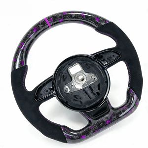 Volant <span class=keywords><strong>sport</strong></span> personnalisé en cuir/aluminium JIANSHAN de 35 mm pour <span class=keywords><strong>Audi</strong></span> A1 A3 A4 A5 A6 B8 B8.5 S3 S4 S5 S6 S7 RS3 RS4 RS5 - Product Image 2