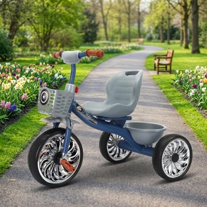 Tricicli per Bambini dai 1-3 ai 2-6 Anni, Biciclette a Spinta e a Pedali, Passeggini <span class=keywords><strong>con</strong></span> Seduta per Neonati - Product Image 6