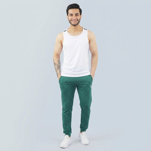Débardeur de sport pour homme en coton 100% sur mesure, respirant, vêtements de sport pour homme - Design tricoté décontracté - Product Image 1