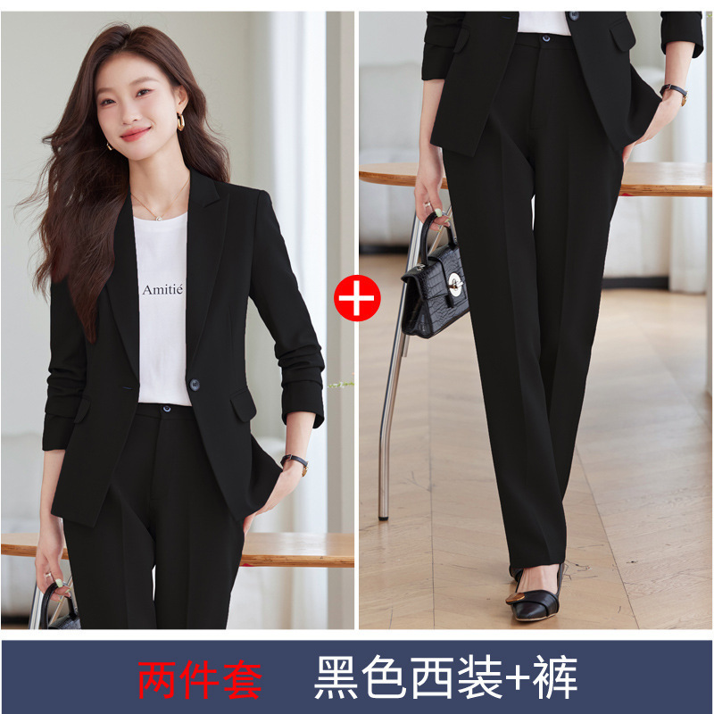 KL8631 Black Suit Pants