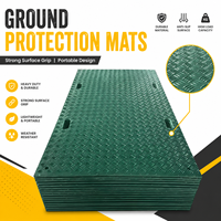 Panneaux modulaires de protection de sol à haute capacité de charge pour camions-bennes, chargeurs et engins de construction – Tapis de protection réutilisables et durables
