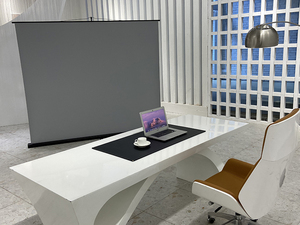 Écran de projection portable professionnel Future 70'' 16:9 pour home cinéma, gain 1.1-1.2, boîtier en aluminium, pour projection au sol <span class=keywords><strong>HDTV</strong></span> - Product Image 5