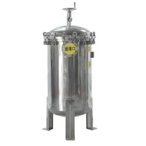 Edelstahl-Beutel filter maschine, Multi-Bag-Filter gehäuse mit großem Durchfluss für Saft, Wein, Milch filtration