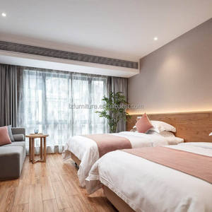 ชุดเฟอร์นิเจอร์ห้องพักโรงแรมสมัยใหม่ Foshan ครบชุด ชุดห้องนอนระดับ 5 ดาว เฟอร์นิเจอร์ห้องนอนโรงแรมสมัยใหม่ขนาดซูเปอร์คิงไซส์ - Product Image 4