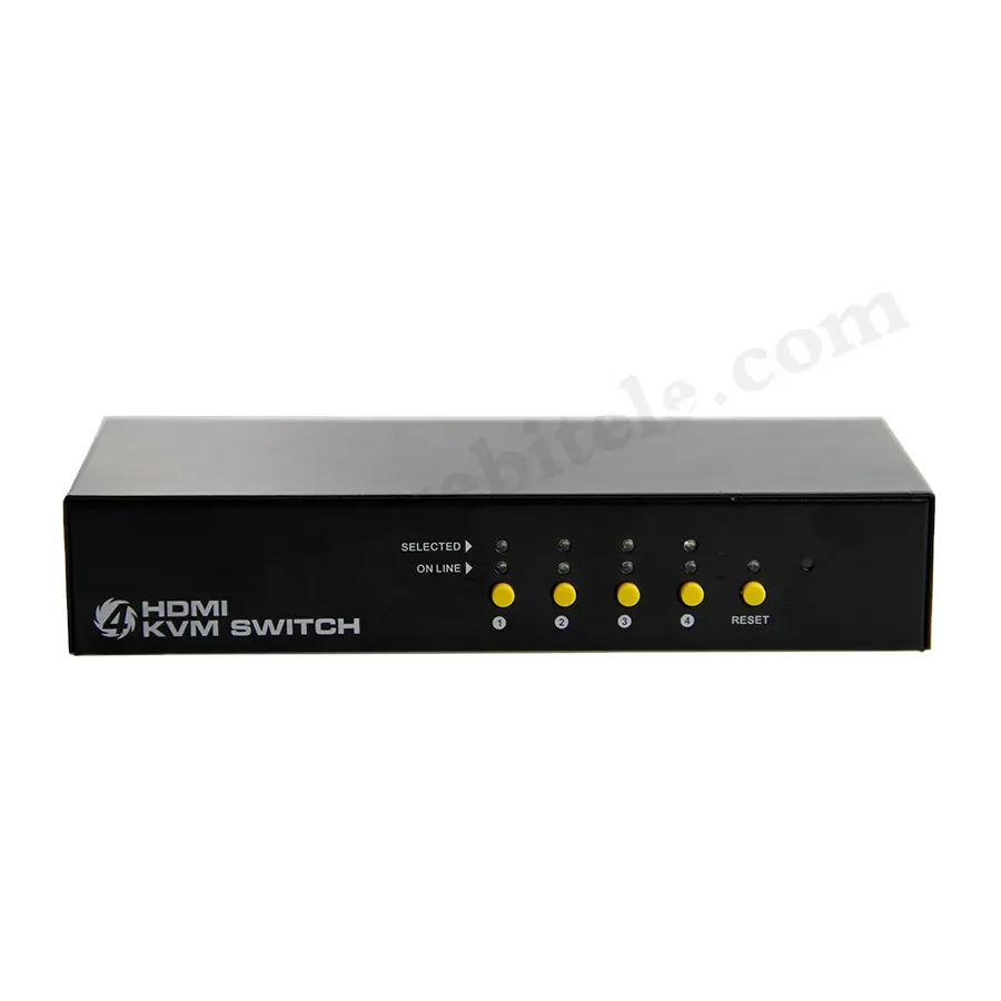 4 Ports 8 Ports Desktop Audio Video KVM Switch