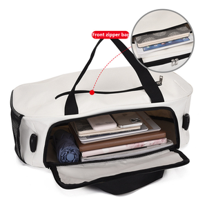 กระเป๋าออกกำลังกาย/เดินทางแบบพับได้ หลายสี ขนาดใหญ่ จุของได้เยอะ มีซิป สำหรับทุกเพศ  ขายตรงจากโรงงาน ออกแบบแฟชั่น - Product Image 3