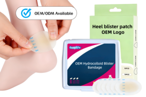 Patchs hydrocolloïdes de prévention des ampoules au talon, vente en gros usine, bandages en gel avancés pour la récupération des pieds - Product Image 5