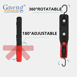 Torcia ricaricabile USB Gneng di buona qualità torcia a clip da 10watt officina per auto lampada da lavoro a Led magnetica multifunzionale Cob - Product Image 3