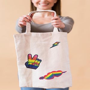 High Quality Fashion Logo Design Lgbtq Embroidery Lron on <strong>Patches</strong> for Clothes Diy - Product Image 5