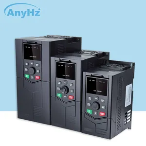 Hot sell AC drive 220V 380V 1.5KW 3.7KW 5.5KW 7.5KW 15KW variable frequency driver 3 phase single phase frequency converter