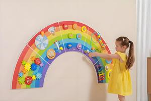 Pannello <span class=keywords><strong>da</strong></span> <span class=keywords><strong>tavolo</strong></span> per bambini in legno cartone animato animale occupato a bordo di attività educativa giocattoli - Product Image 4