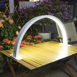 Toptan 75cm ücretsiz lazer logo salon Led ışık parlaklık kirpikler için masa lambası ay ışığı lambası - Product Image 3