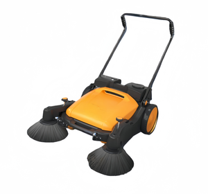 Hand-Propelled Floor Sweeping Machine Small Industrial Workshop Sweeping Tool Hand Push Cleaning Trolley for Dust Removing - Product Image 3