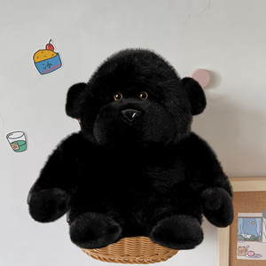 Lindo rey negro para <span class=keywords><strong>Kong</strong></span> orangután batalla peluche simulación muñeca Super suave oso juguete malla forro ODM alivio del estrés regalo - Product Image 4