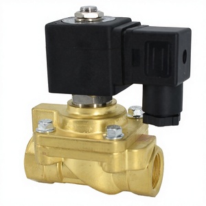 Válvula Solenoide de Latón de 24V CC, 1/2 Pulgada - Válvula de Diafragma Normalmente Cerrada de Alta Presión para Control de Agua, Aire, Gas y Aceite - Product Image 2