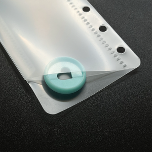 <strong>Mini</strong> Transparent Cash <strong>Envelope</strong> 5 Ring Zipper-Free Loose-Leaf Diary Planner Binder - Product Image 4