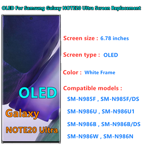 Note 20u Oled Mobiele Telefoon <span class=keywords><strong>Display</strong></span> Voor Samsung Galaxy Note 20 Ultra Touchscreen 6.9 N985 Groothandel Scherm Vervanging - Product Image 5