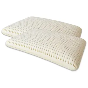 100% Natural Talalay Latex Sleeping Bed Pillow Luxury Firm Standard Pillow Queen Size