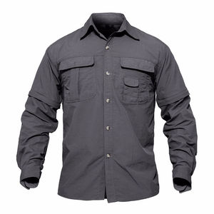 Feiny Uniforms Men's Full Sleeve Tactical Shirt Cotton Casual Shirt Long Sleeve for Hiking Climbing Hunting Shirt - Product Image 6