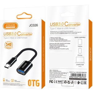 <span class=keywords><strong>Convertidor</strong></span> de tipo C a USB de <span class=keywords><strong>alta</strong></span> <span class=keywords><strong>calidad</strong></span> directo de fábrica-Plug & Play de aleación de aluminio para computadora portátil/teléfono/tableta, datos/carga, duradero - Product Image 1