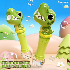 Baguette à bulles automatique en forme d'animal <span class=keywords><strong>de</strong></span> dessin animé, anti-fuite, légère, pour enfants <span class=keywords><strong>de</strong></span> 3 ans et plus, cadeau pour fêtes en extérieur - Product Image 2