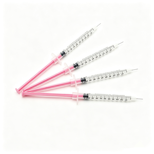 Jeringas de <span class=keywords><strong>Insulina</strong></span> <span class=keywords><strong>U100</strong></span> Rosas de 30g 5/16 (8mm) 1ml, Estuche de Jeringas Rosas con Aguja, <span class=keywords><strong>Jeringa</strong></span> de 30ui para Animales Pequeños - Product Image 6