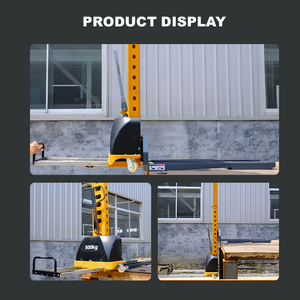 NRT Lift kargo kecil Forklift, Lift Mini Stacker 500-1500kg portabel baterai asam timbal pengangkat barang truk angkat - Product Image 3