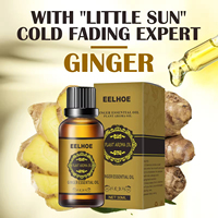 Huile Amincissante Naturelle aux Plantes, Huile Essentielle Premium à l'Arôme de Gingembre, Huile de Massage pour Raffermir l'Abdomen et Drainer le Corps