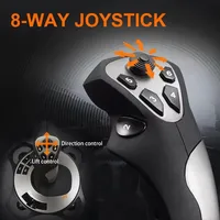 Manette Simulateur de Vol PXN-2113 Pro Joystick pour PC/Ordinateur de Bureau, Accessoire de Jeu