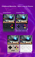 R33S Nueva Consola consola de juegos de video portátil retro Sistema Linux Pantalla IPS de 3,5 pulgadas Reproductor de video de bolsillo portátil 64GB